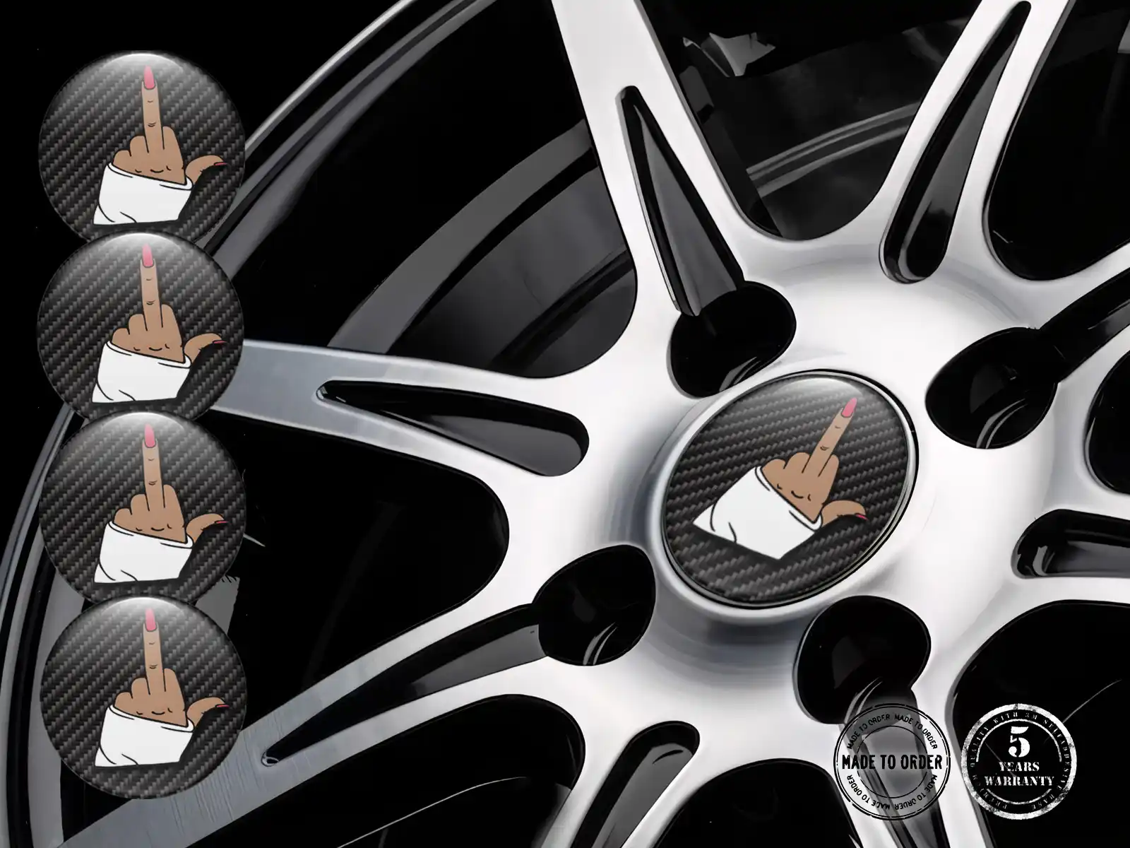 Hub Cap Sticker Logo Ultimate Radiant Momentum Core